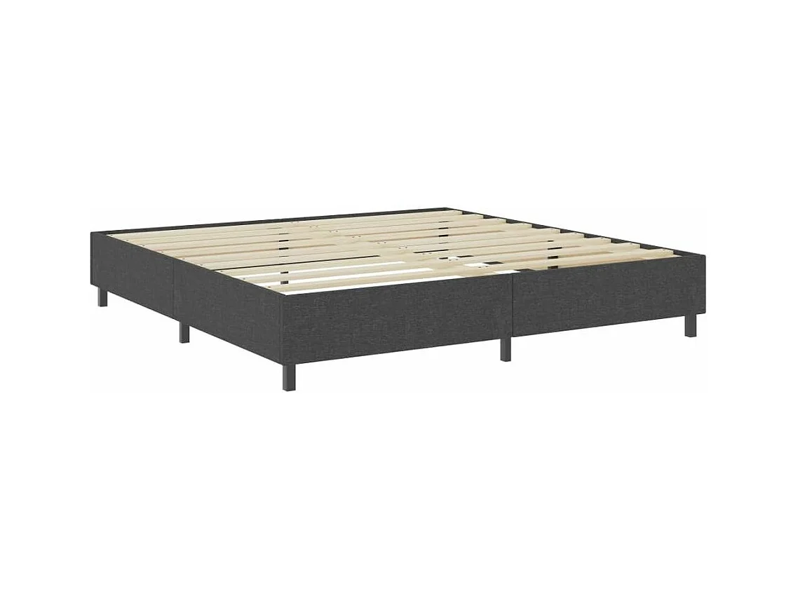 Cadre de lit Gris Tissu 200x200 2
