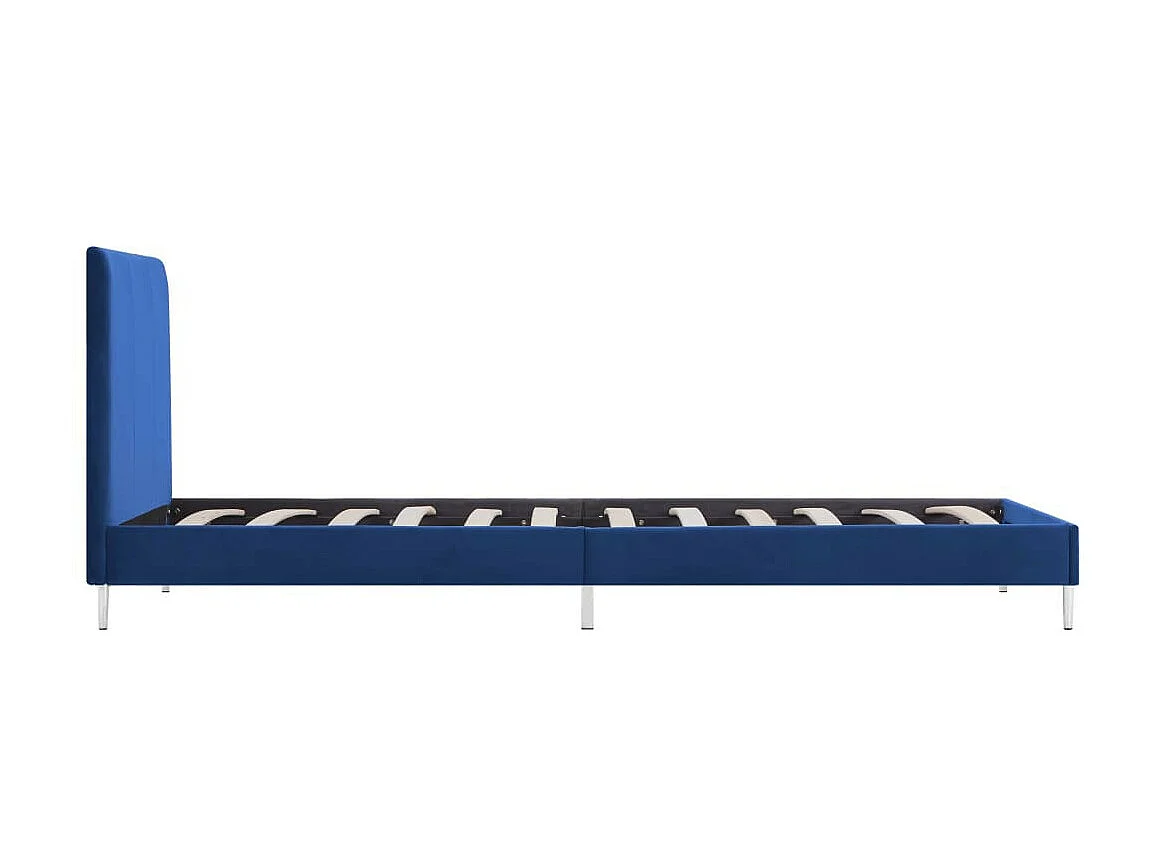 Lit Bleu Tissu 90x200 3