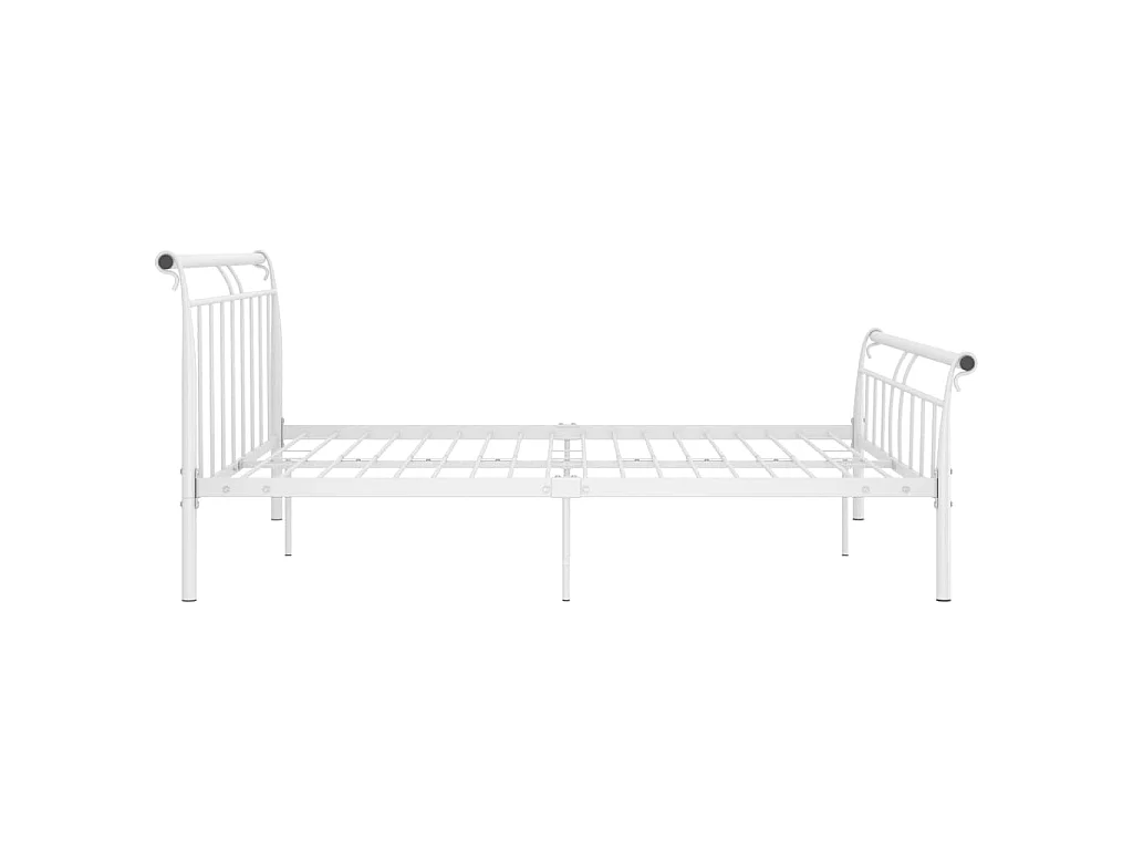 Lit Blanc Métal 200x200 2