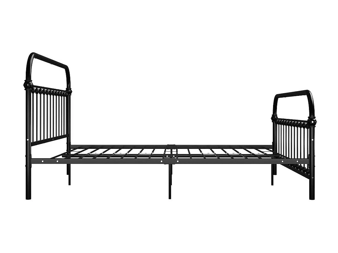 Lit Noir Métal 180x200 6