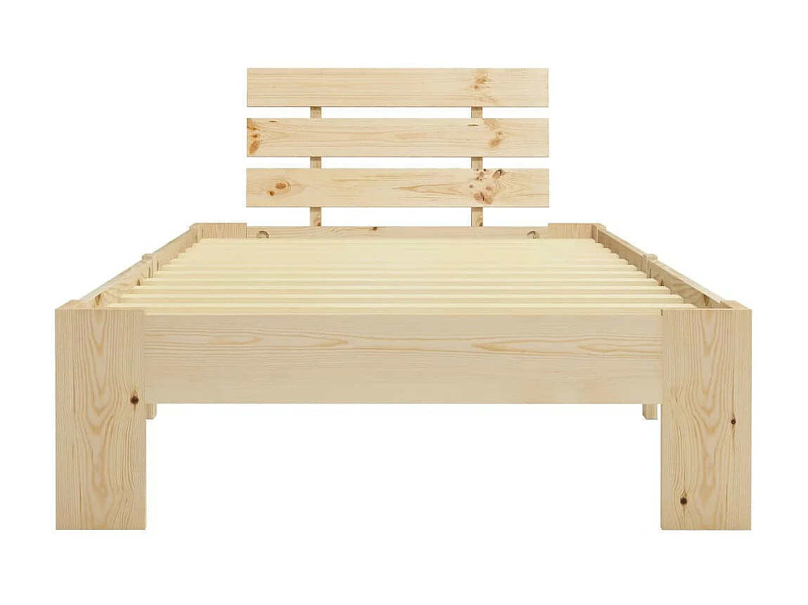 Lit Bois de pin massif 100x200