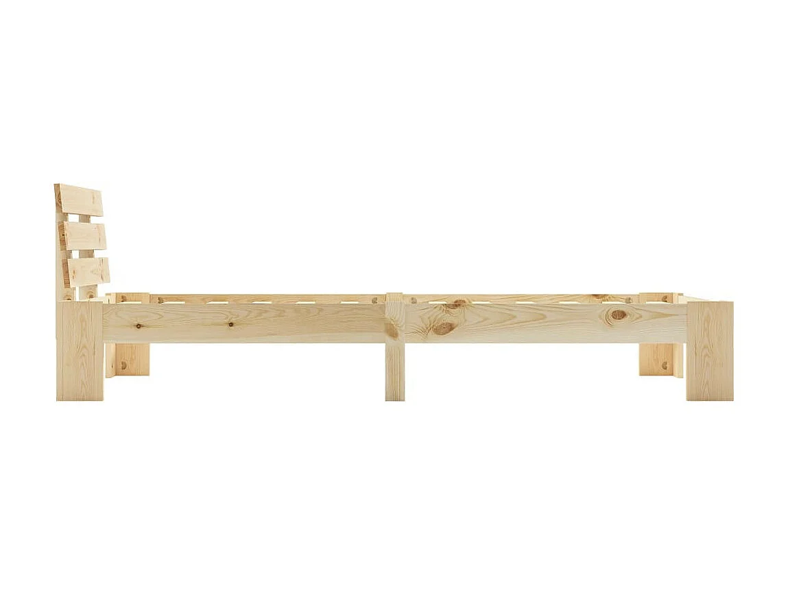 Lit Bois de pin massif 100x200