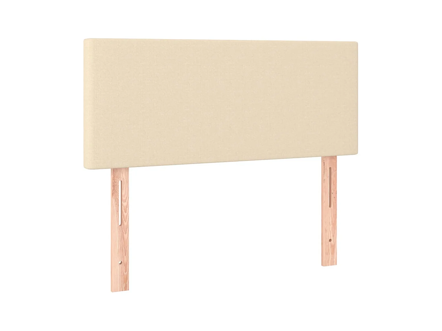 Lit à sommier tapissier avec matelas Crème 80x200 Tissu 7