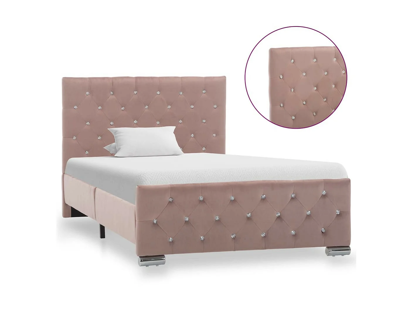 Lit Rose Tissu 100x200