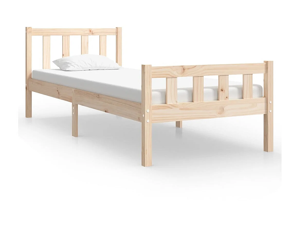 Lit Bois massif 90x190 Simple 5