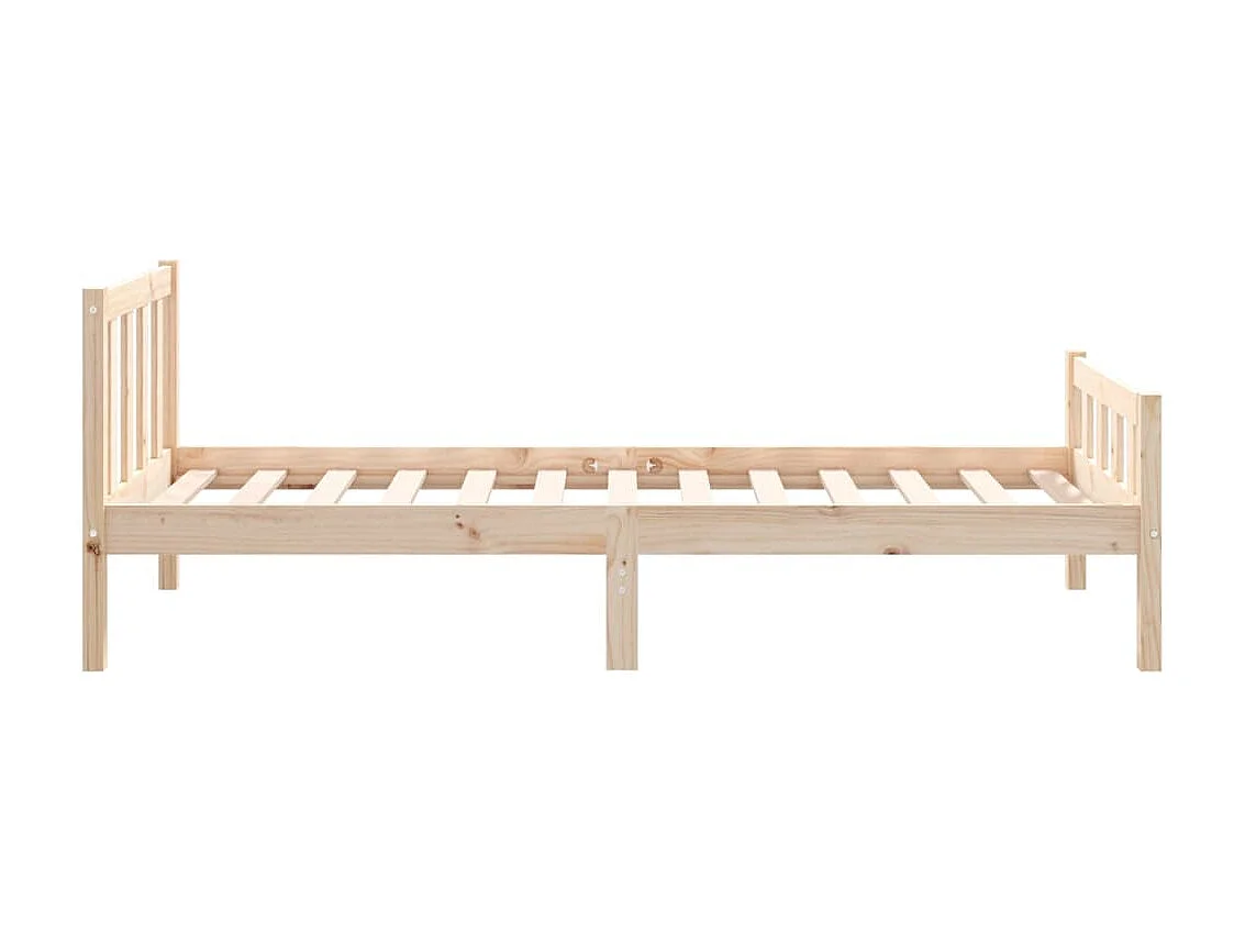 Lit Bois massif 90x190 Simple 5