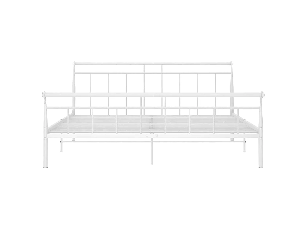 Lit Blanc Métal 180x200 2