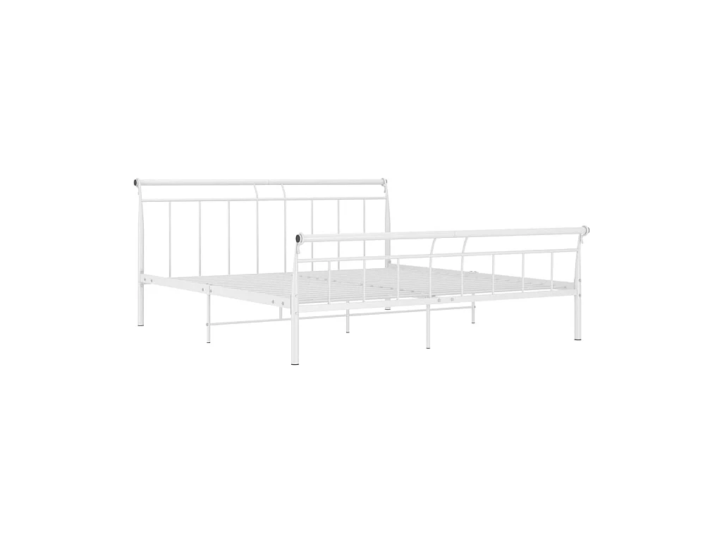 Bedframe metaal wit 180x200 cm