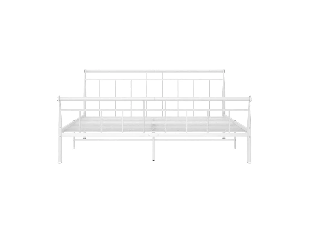 Bedframe metaal wit 180x200 cm