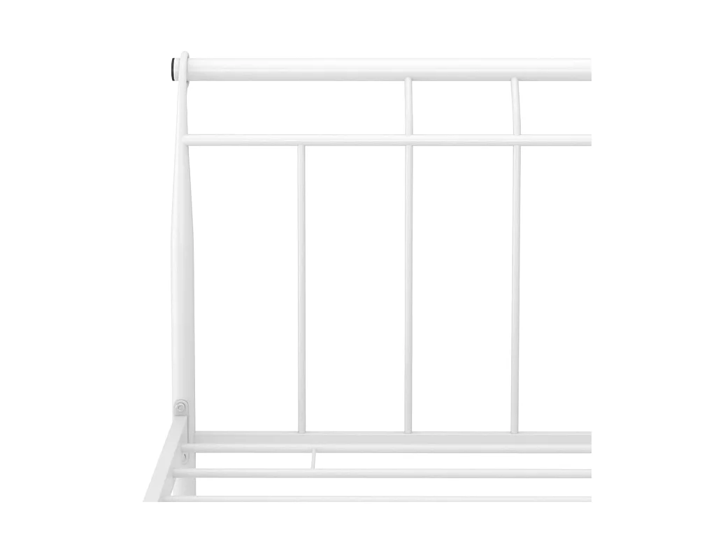 Bedframe metaal wit 180x200 cm