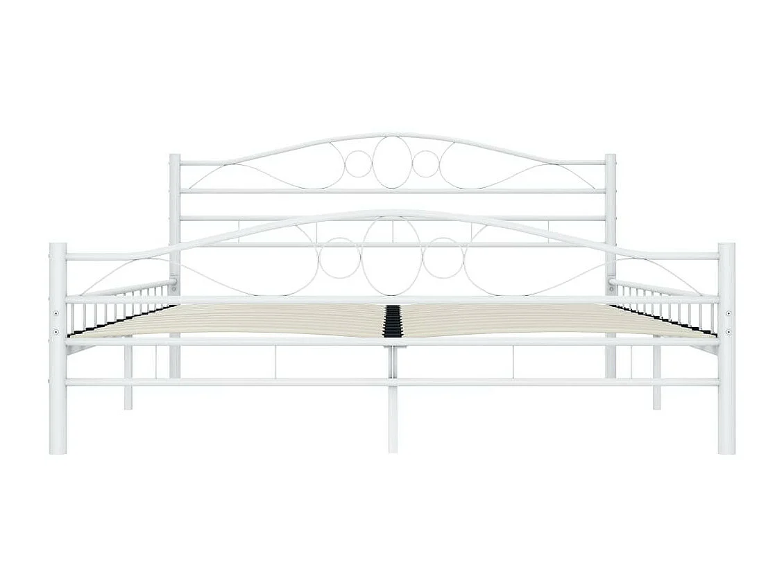 Lit Blanc Métal 140x200 4