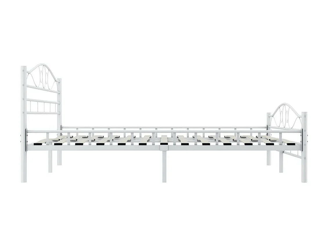 Lit Blanc Métal 140x200 4
