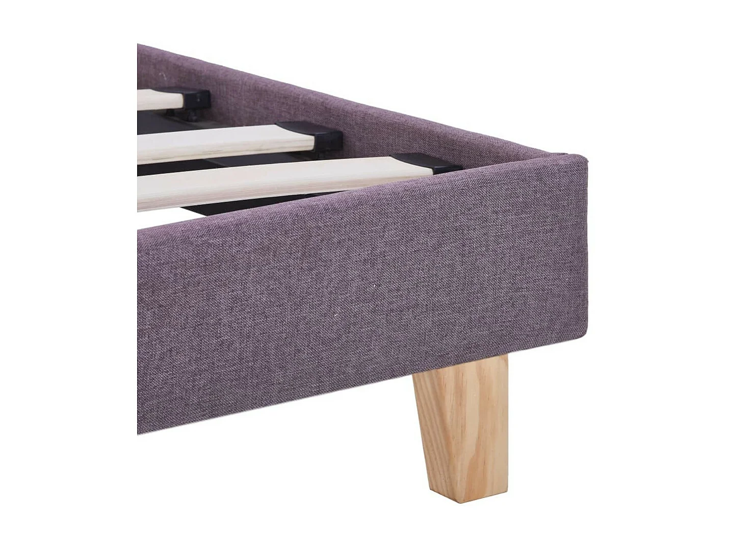 Lit Taupe Tissu 180x200 3