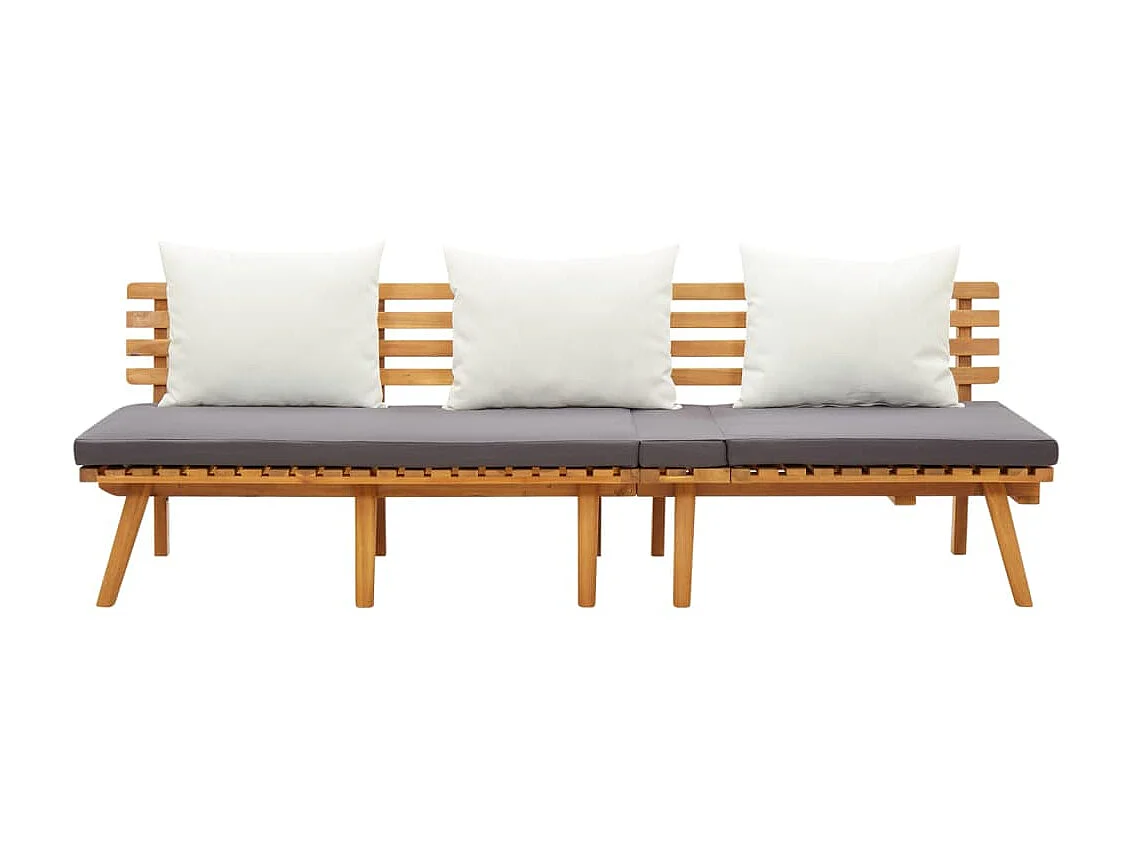 Tuinslaapbank 200x65 cm massief acaciahout