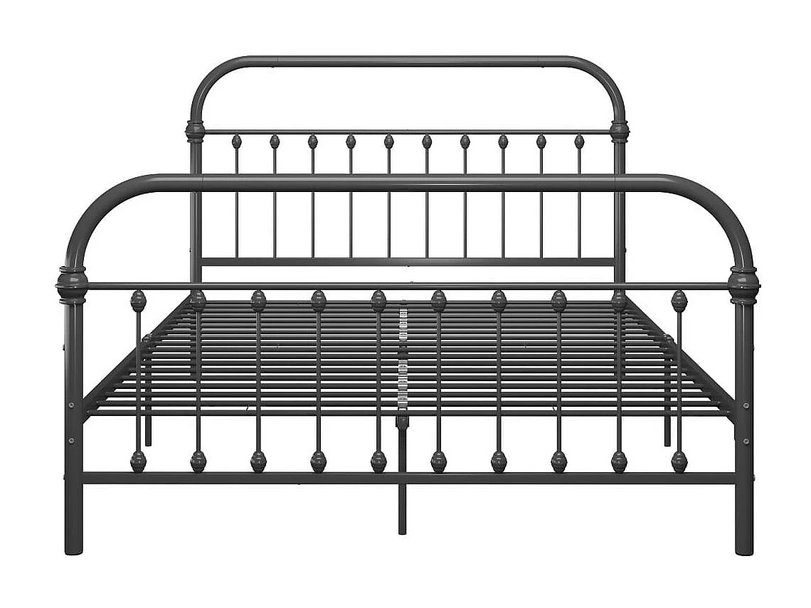 Lit Gris Métal 120x200 4