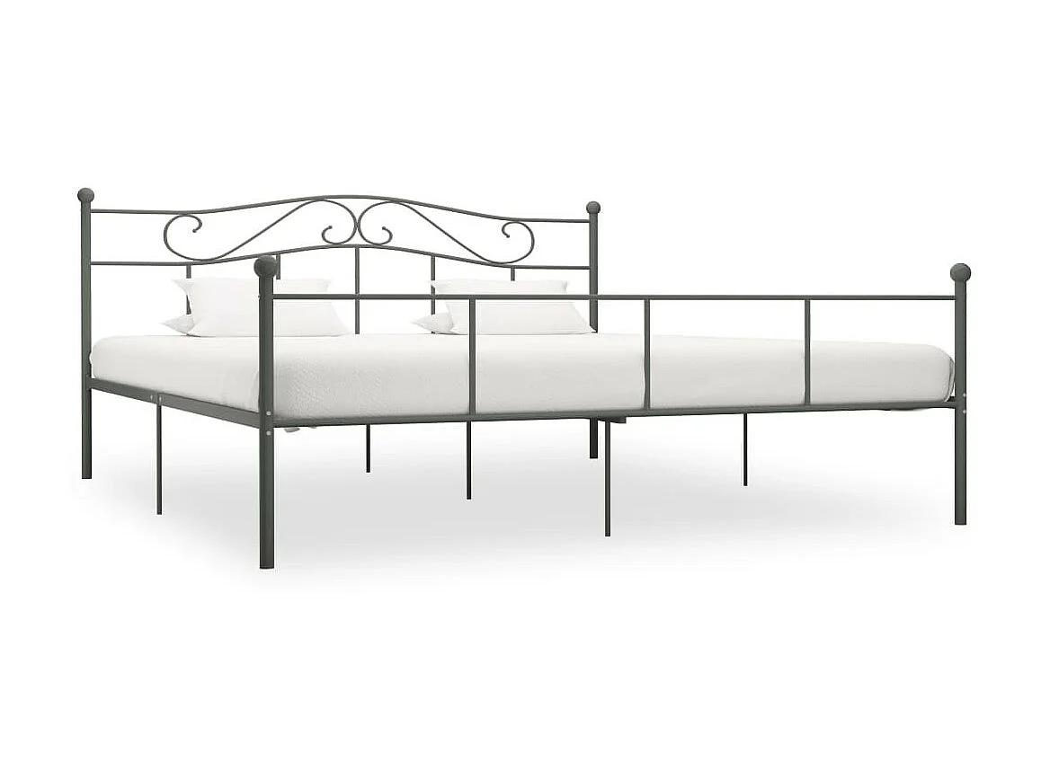 Lit Gris Métal 180x200 4