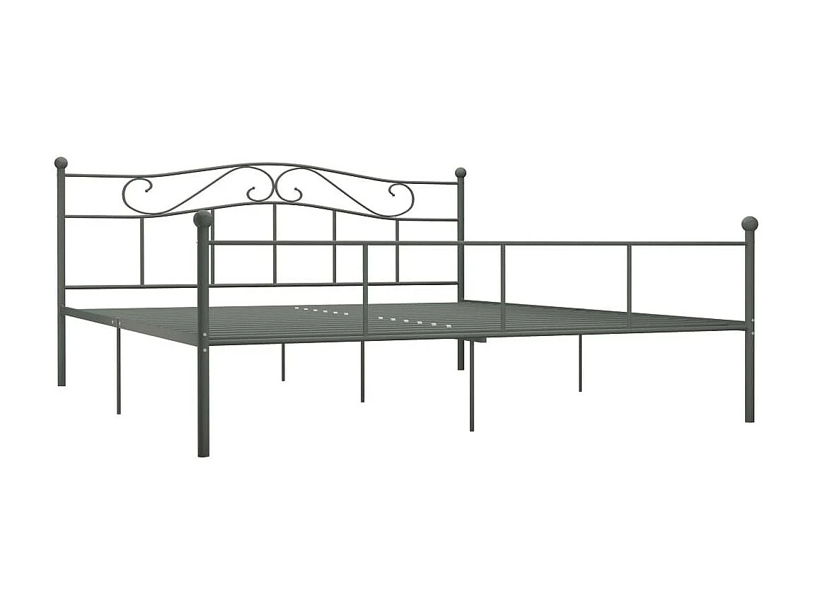 Lit Gris Métal 180x200 4