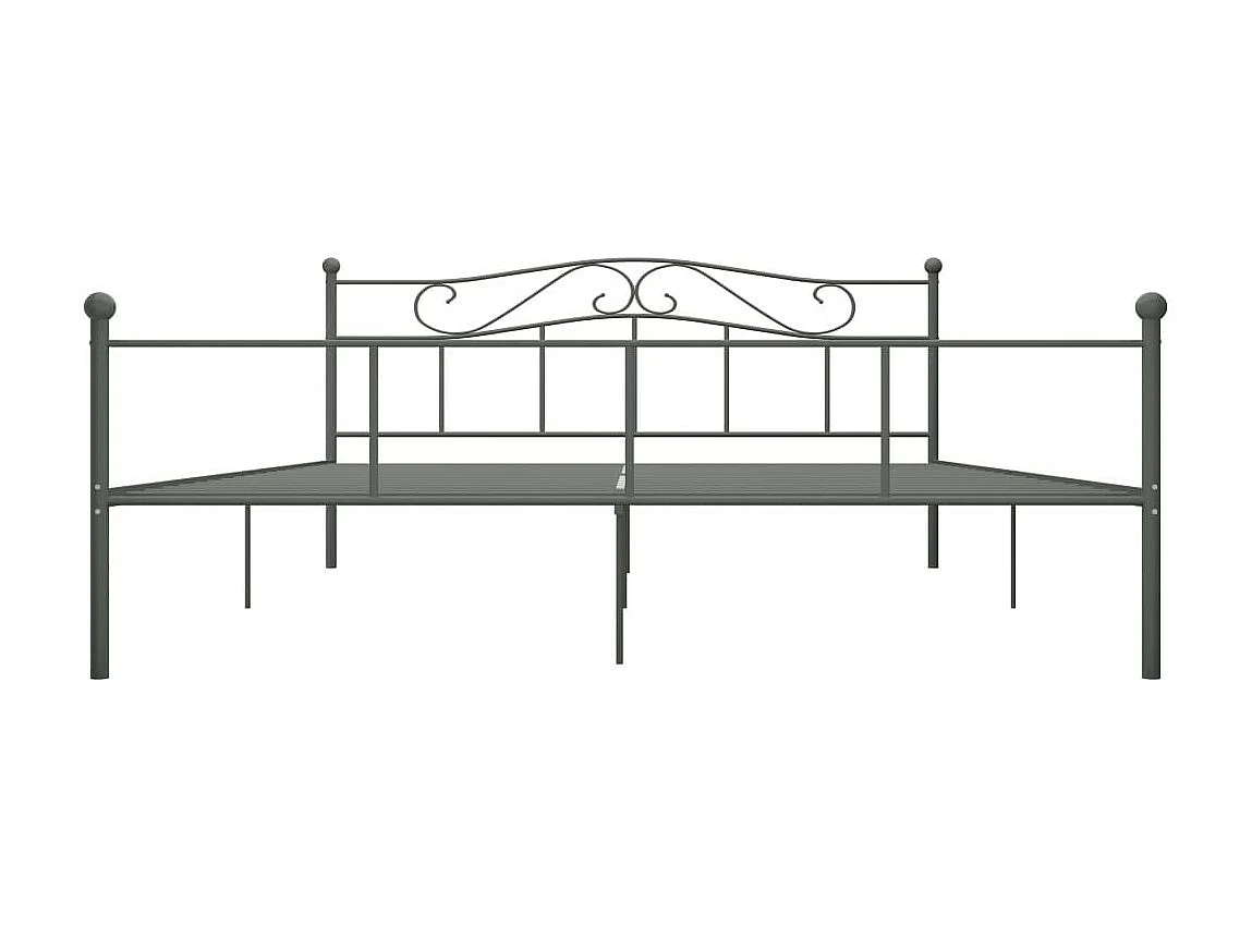 Lit Gris Métal 180x200 4