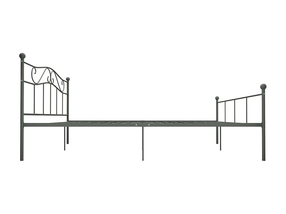 Lit Gris Métal 180x200 4