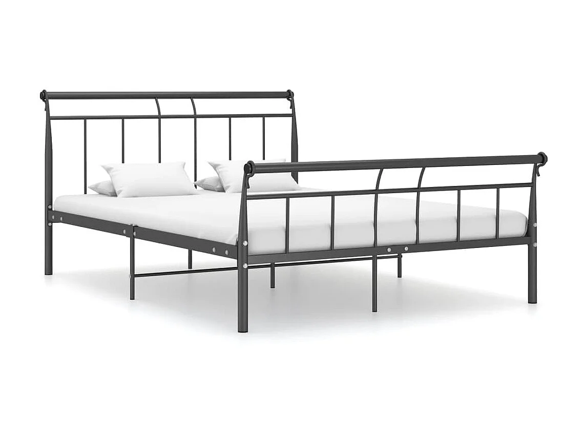 Lit Noir Métal 140x200