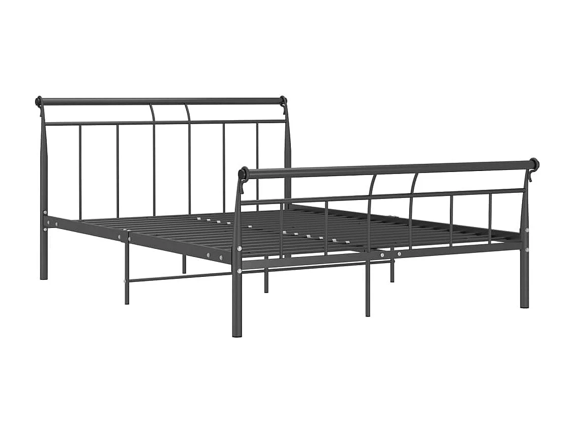 Lit Noir Métal 140x200