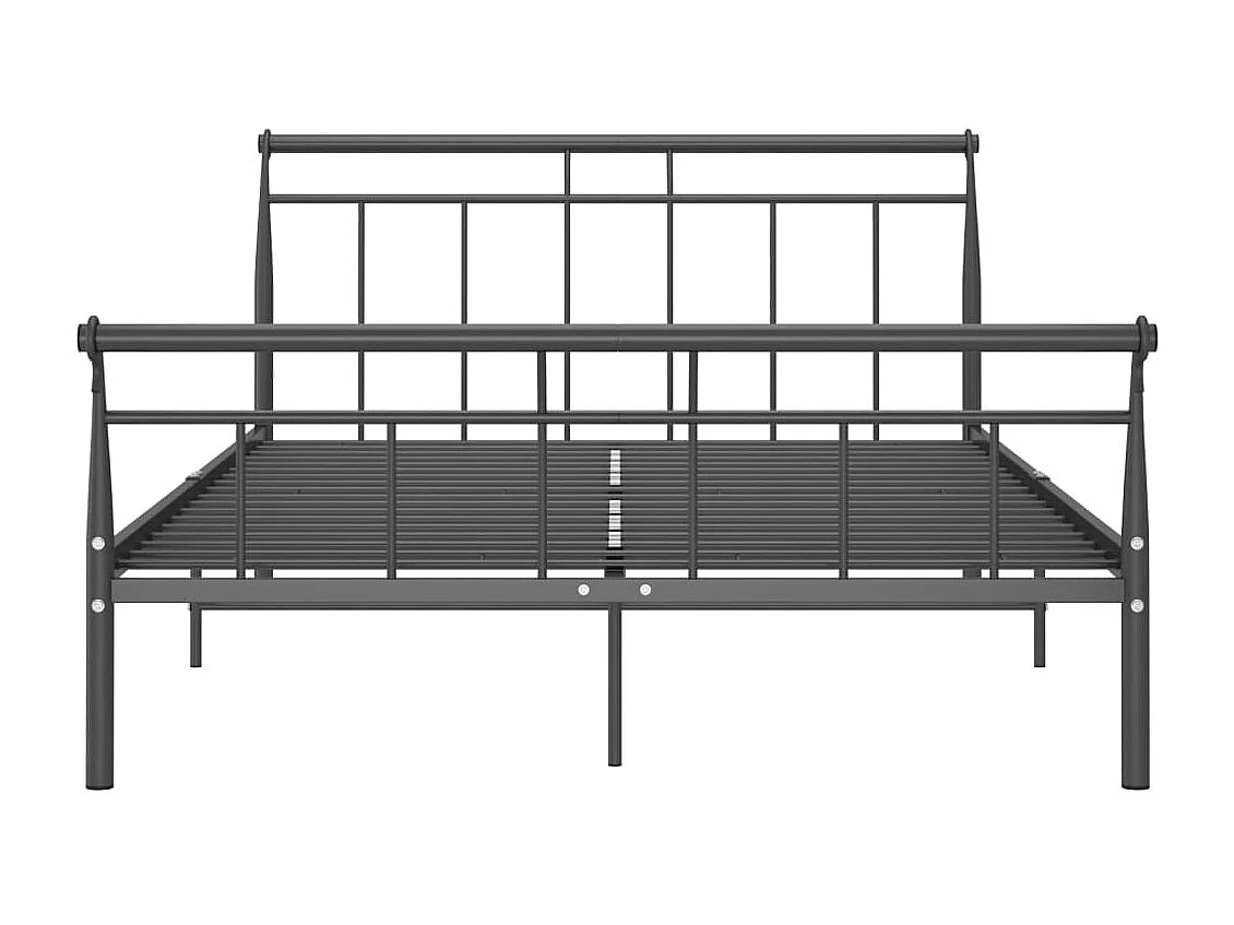 Lit Noir Métal 140x200