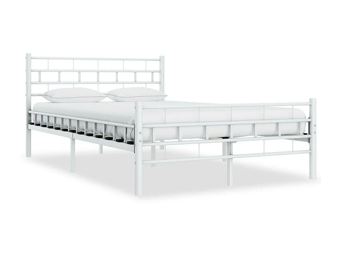 Lit Blanc Métal 120x200 5