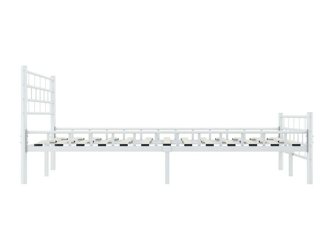 Lit Blanc Métal 120x200 5