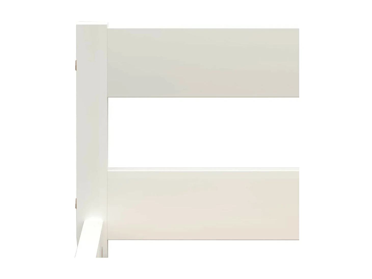 Lit Blanc Bois de pin massif 90x200