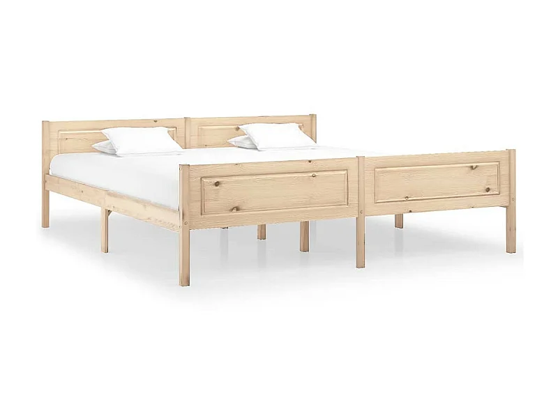 Lit Bois de pin massif 180x200 3