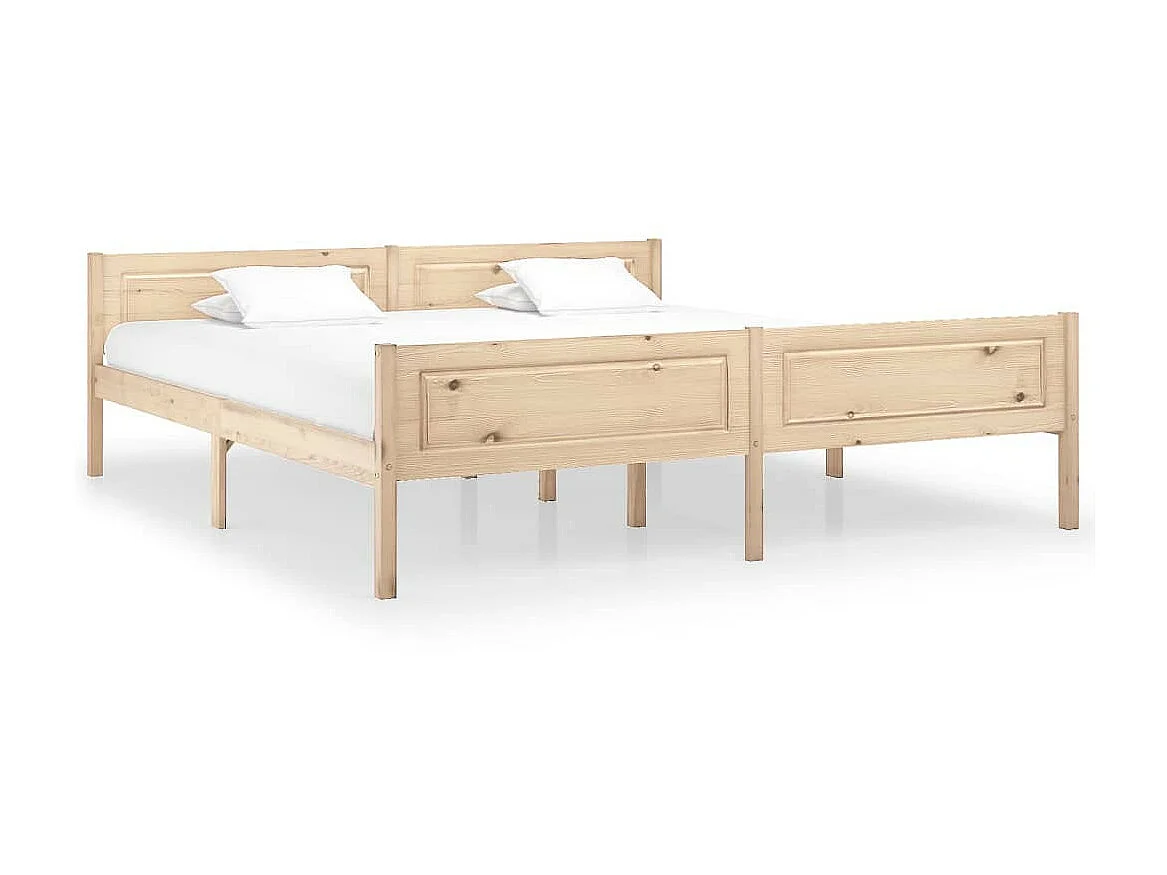 Lit Bois de pin massif 180x200 3