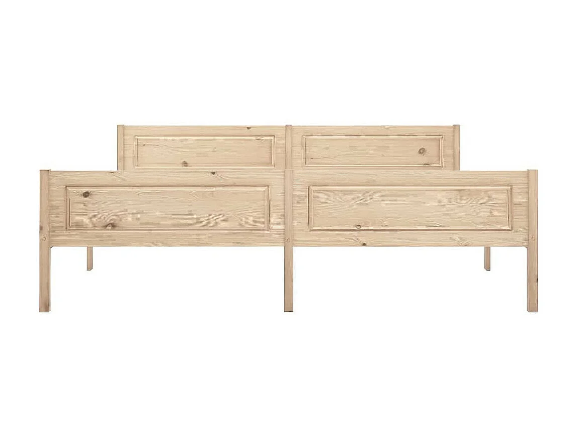 Lit Bois de pin massif 180x200 3