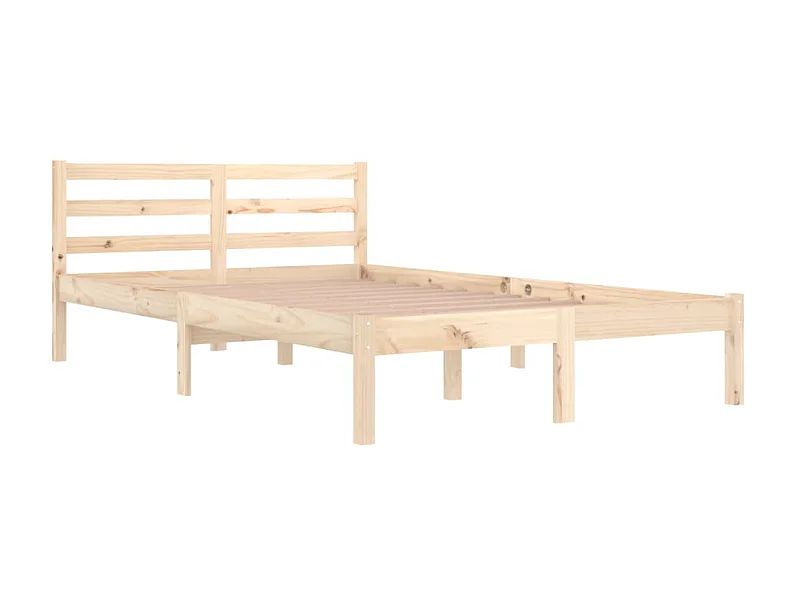 Lit Bois de pin massif 120x200 8