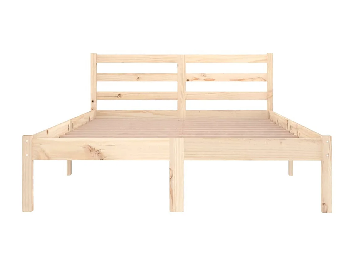 Lit Bois de pin massif 120x200 8