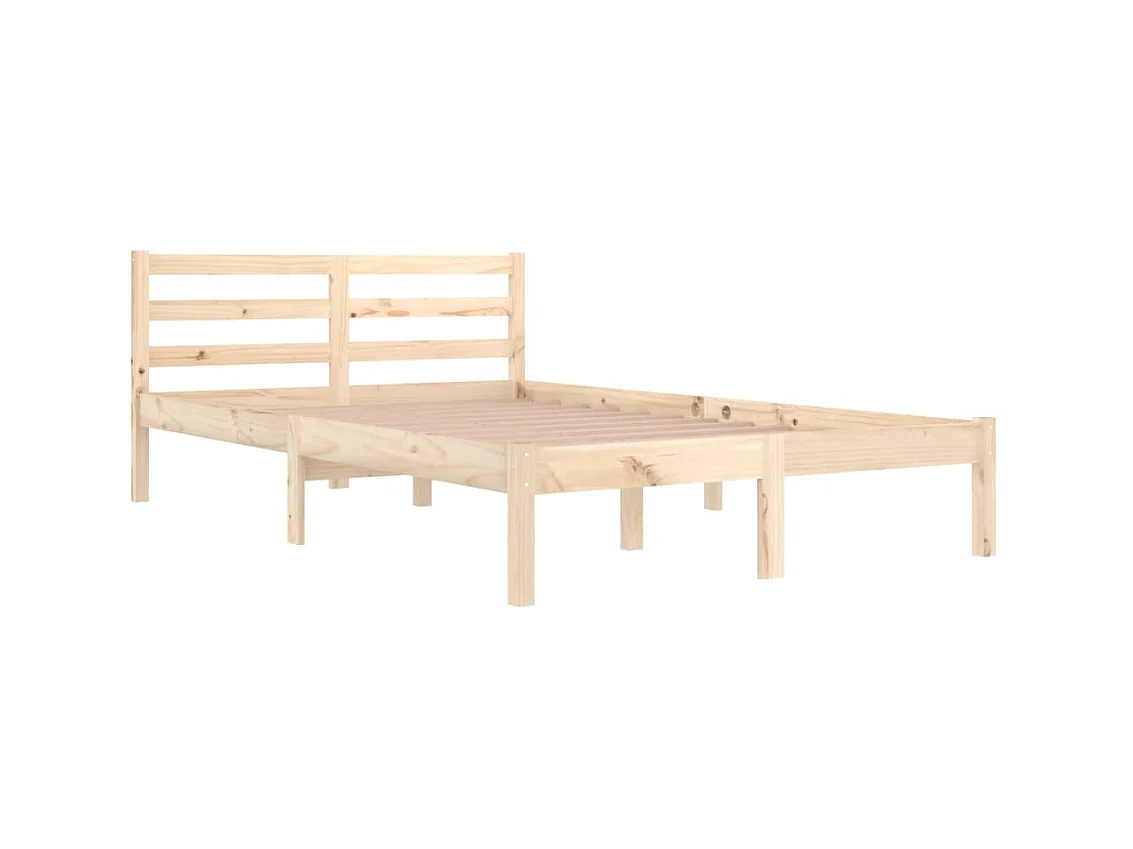 Lit Bois de pin massif 120x200 8