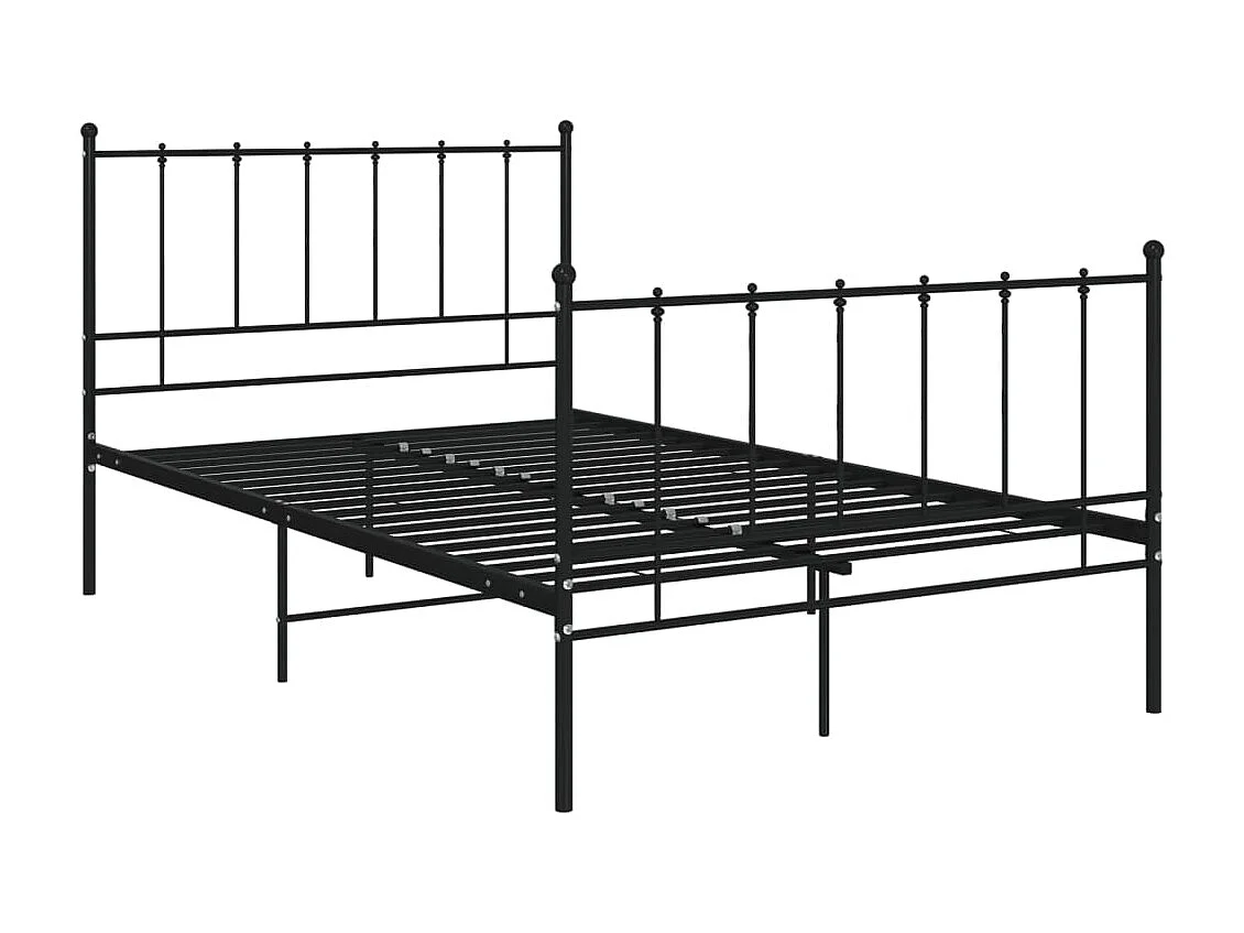 Lit Noir Métal 120x200 9