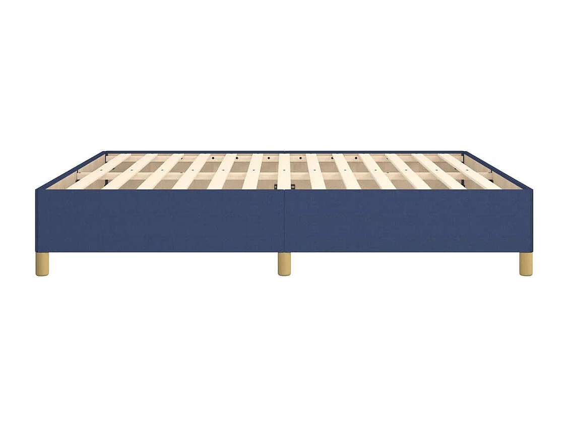 Lit Bleu 160x200 Tissu