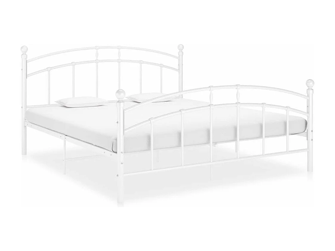 Bedframe metaal wit 180x200 cm