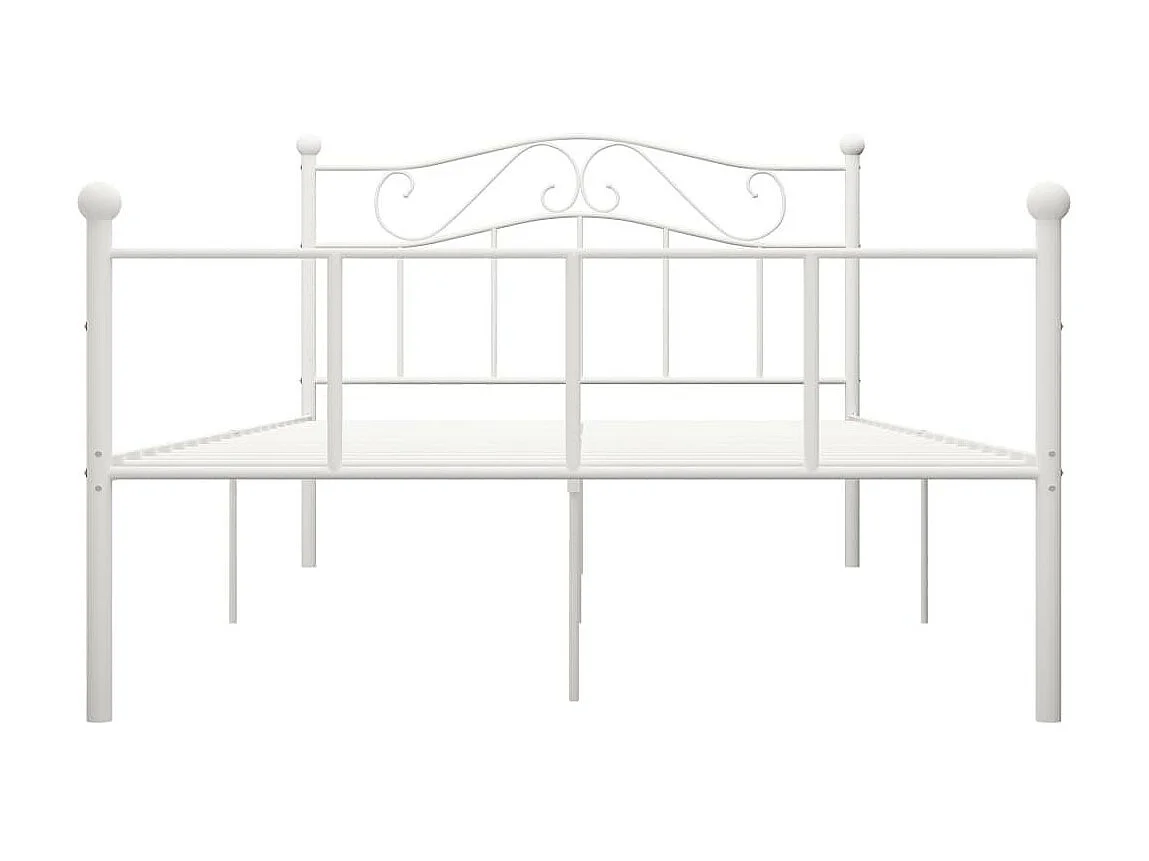 Lit Blanc Métal 120x200 2