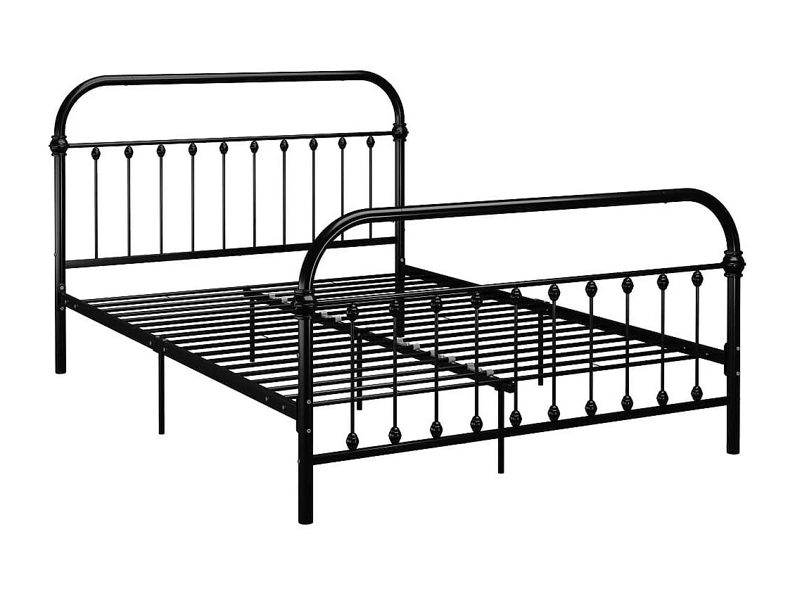 Lit Noir Métal 140x200 3