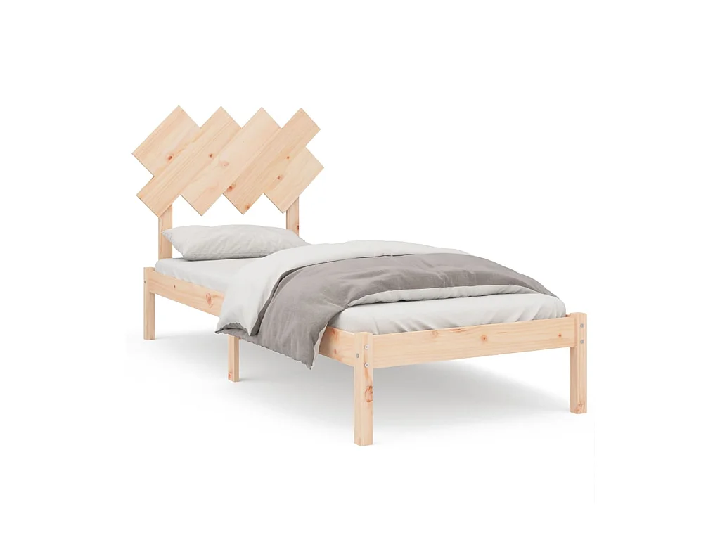 Lit 90x190 Simple Bois massif