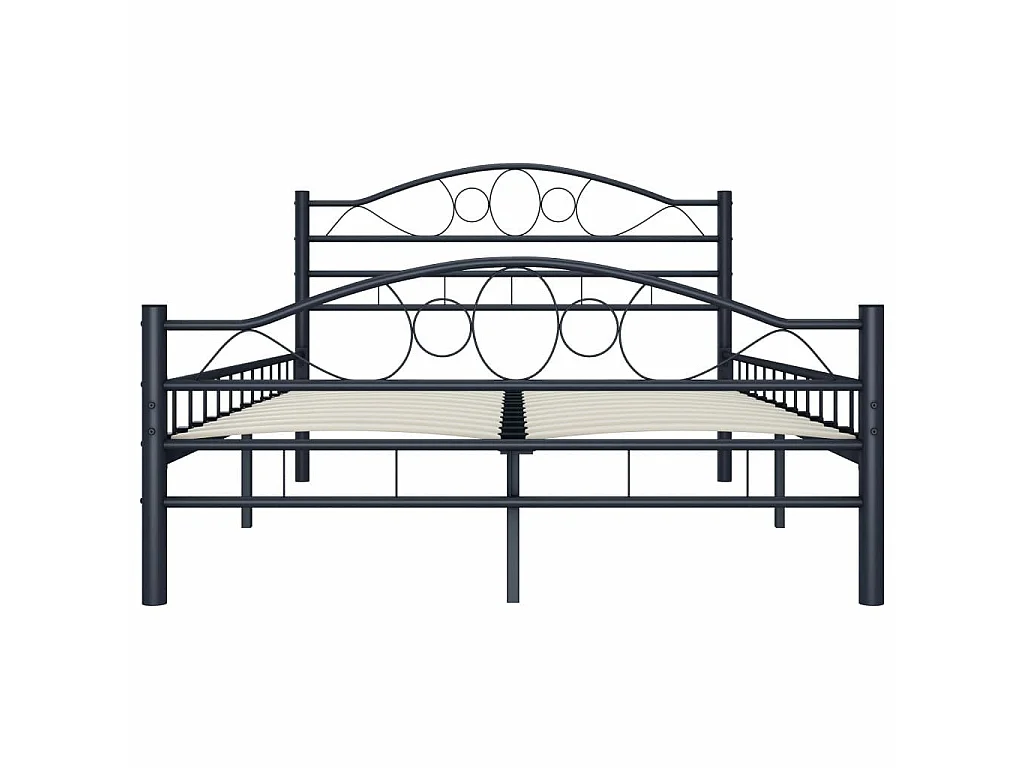 Lit Noir Acier 120x200 2