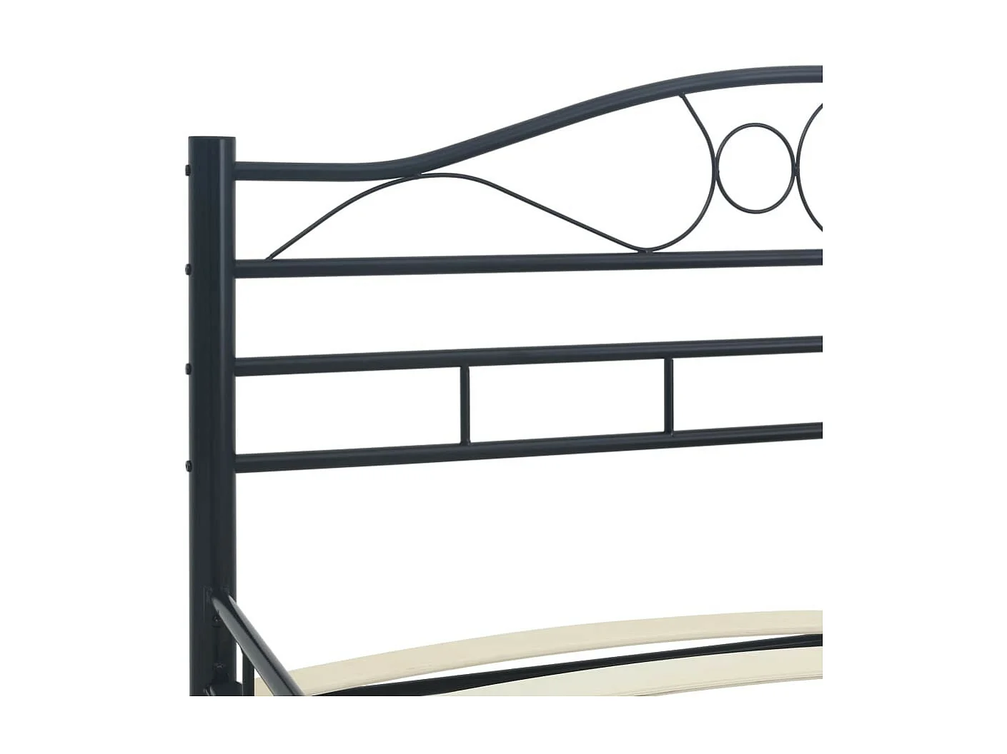 Lit Noir Acier 120x200 2