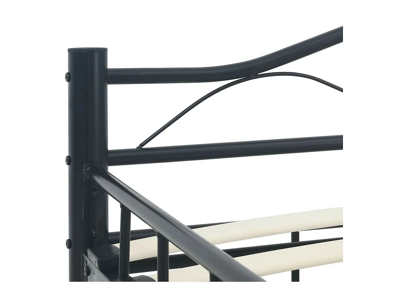 Lit Noir Acier 120x200 2