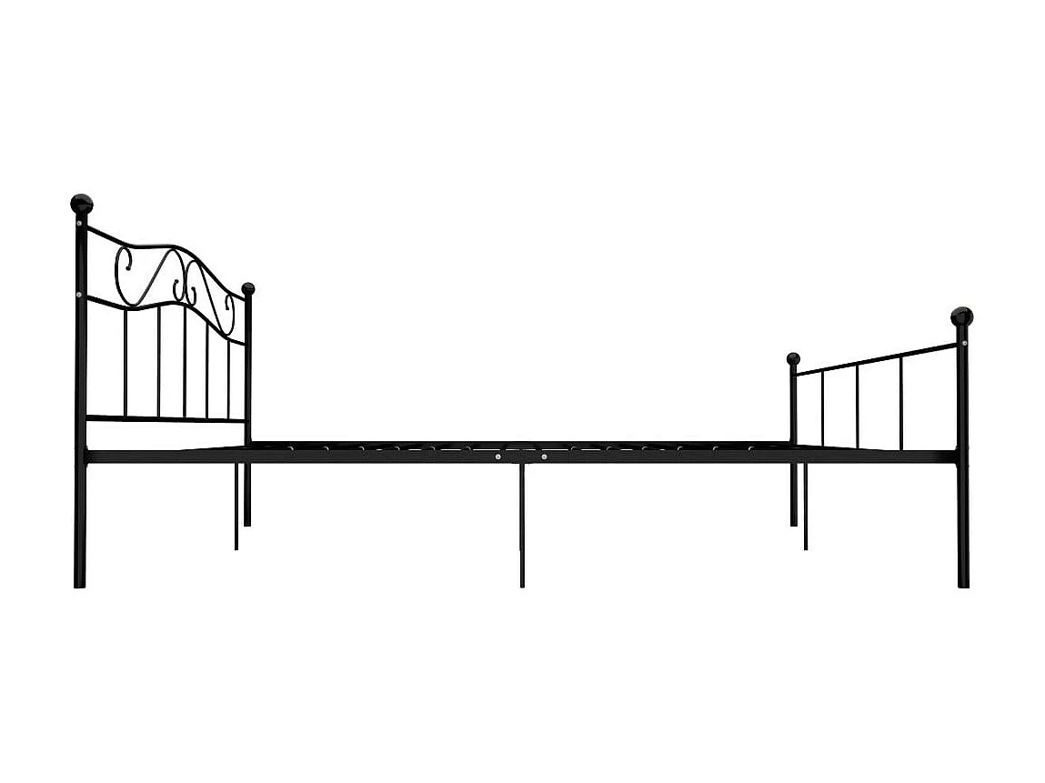 Lit Noir Métal 180x200 5