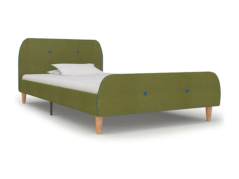 Lit Vert Tissu 90x200