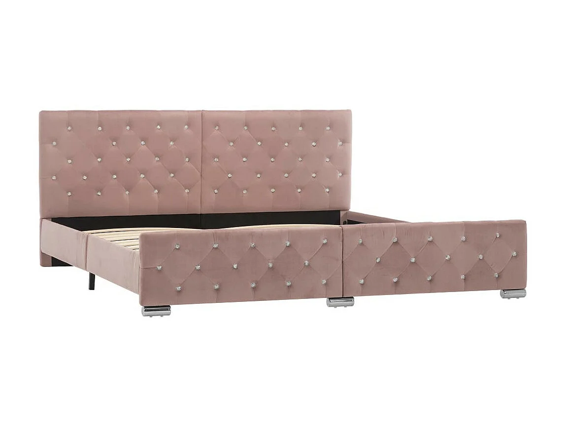 Lit Rose Tissu 180x200