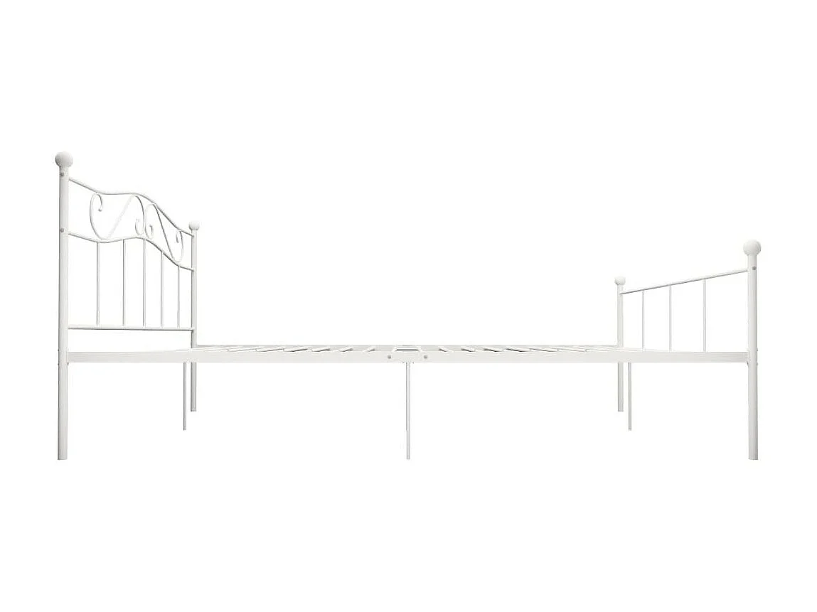 Bedframe metaal wit 180x200 cm