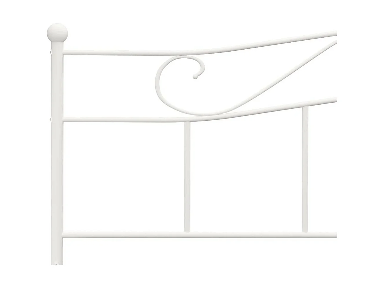 Bedframe metaal wit 180x200 cm