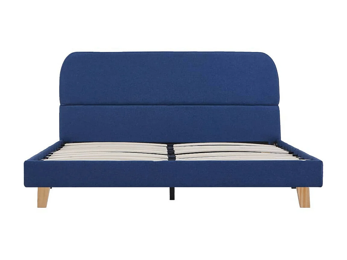 Lit Bleu Tissu 140x200 2